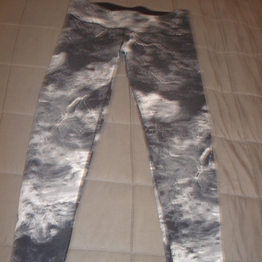 TUFF ATHETICS WOMEN'S WOMEN WORKOUT PANTS SIZE S BLACK & GRAY